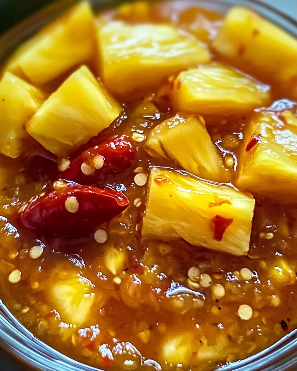 Ananas Habanero scharfe Soße für jeden Anlass