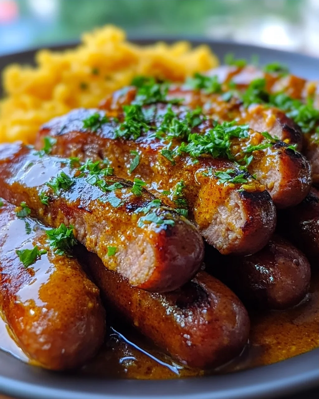 Authentische German Currywurst Rezept: Rindswurst-Genuss pur, alkoholfrei!
