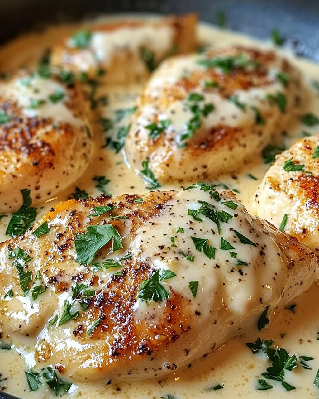 Blitzrezept für cremiges Hühnchen in Parmesan-Sauce