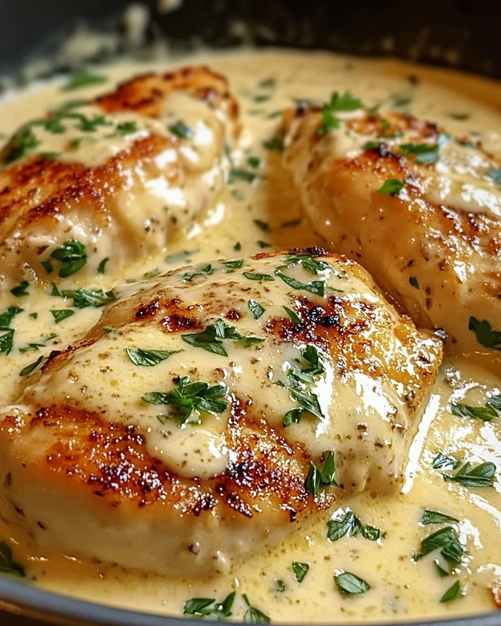 Blitzrezept für cremiges Hühnchen in Parmesan-Sauce