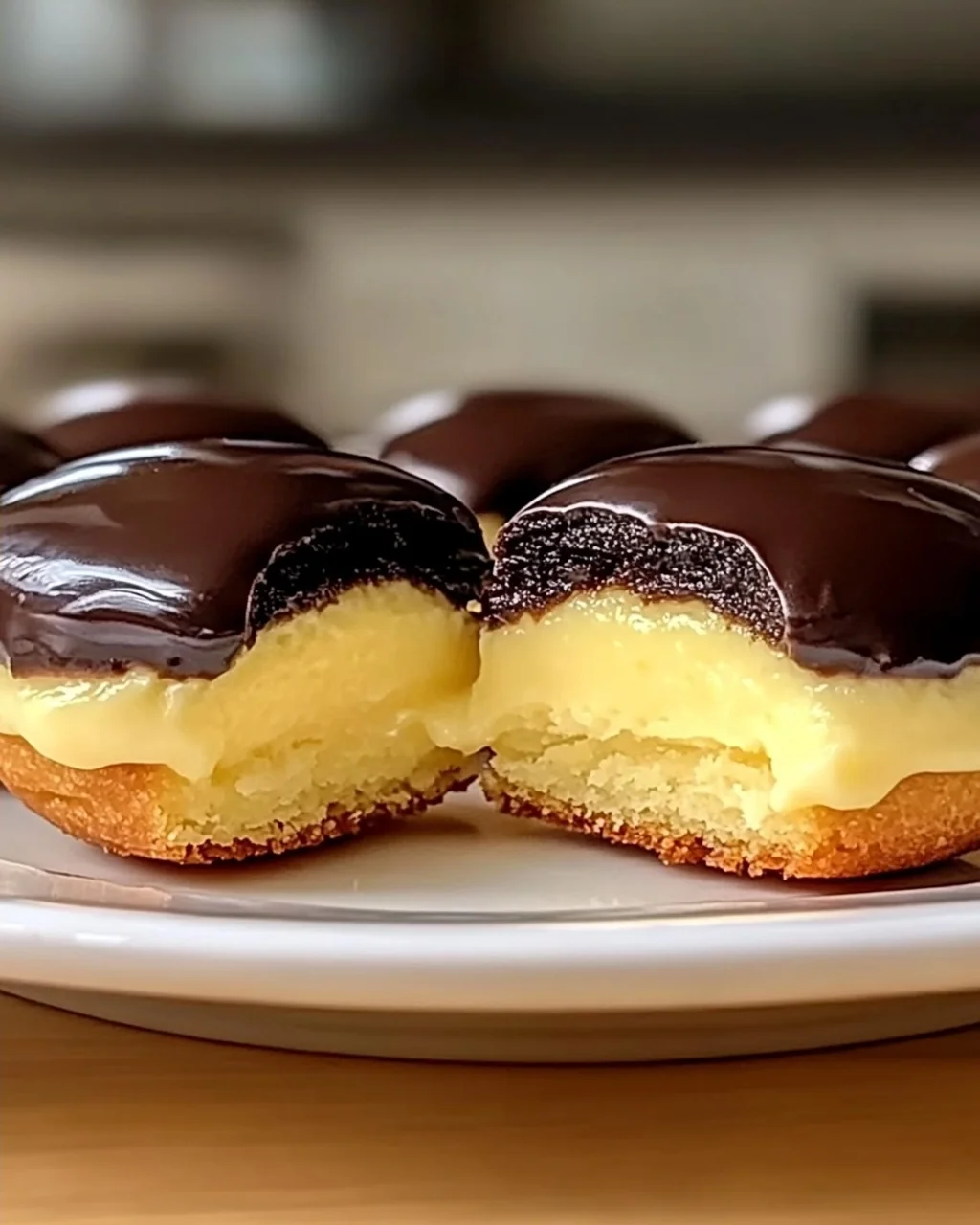 Boston Cream Pie Kekse Bissen für süße Genussmomente