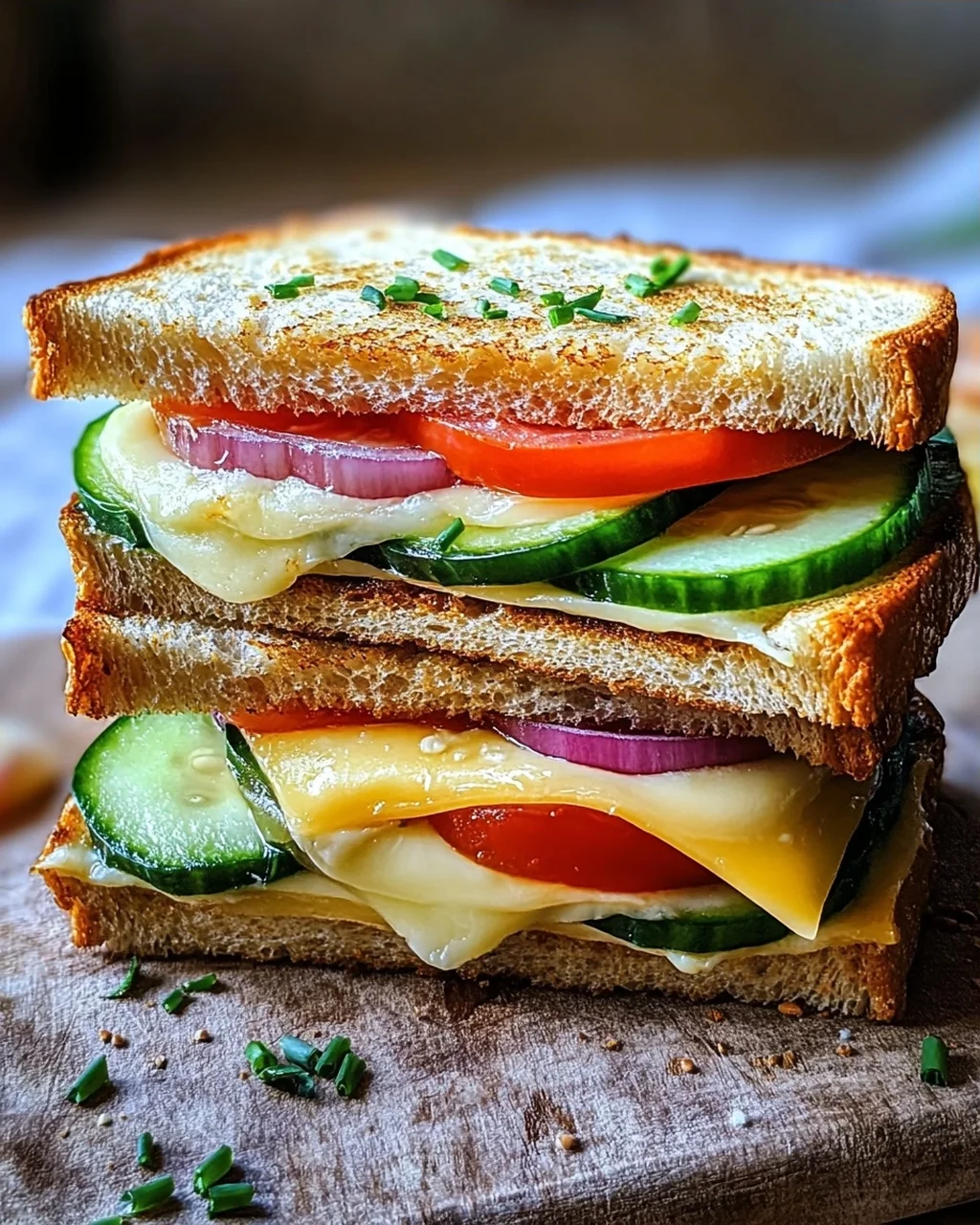 Bulgarische Käse Sandwiches