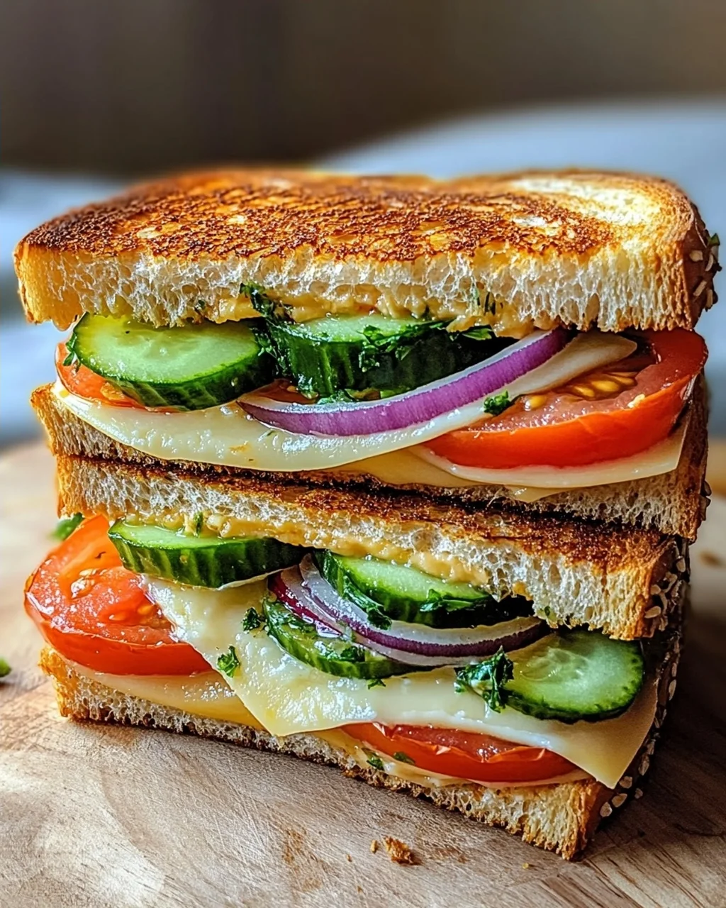 Bulgarische Käse Sandwiches