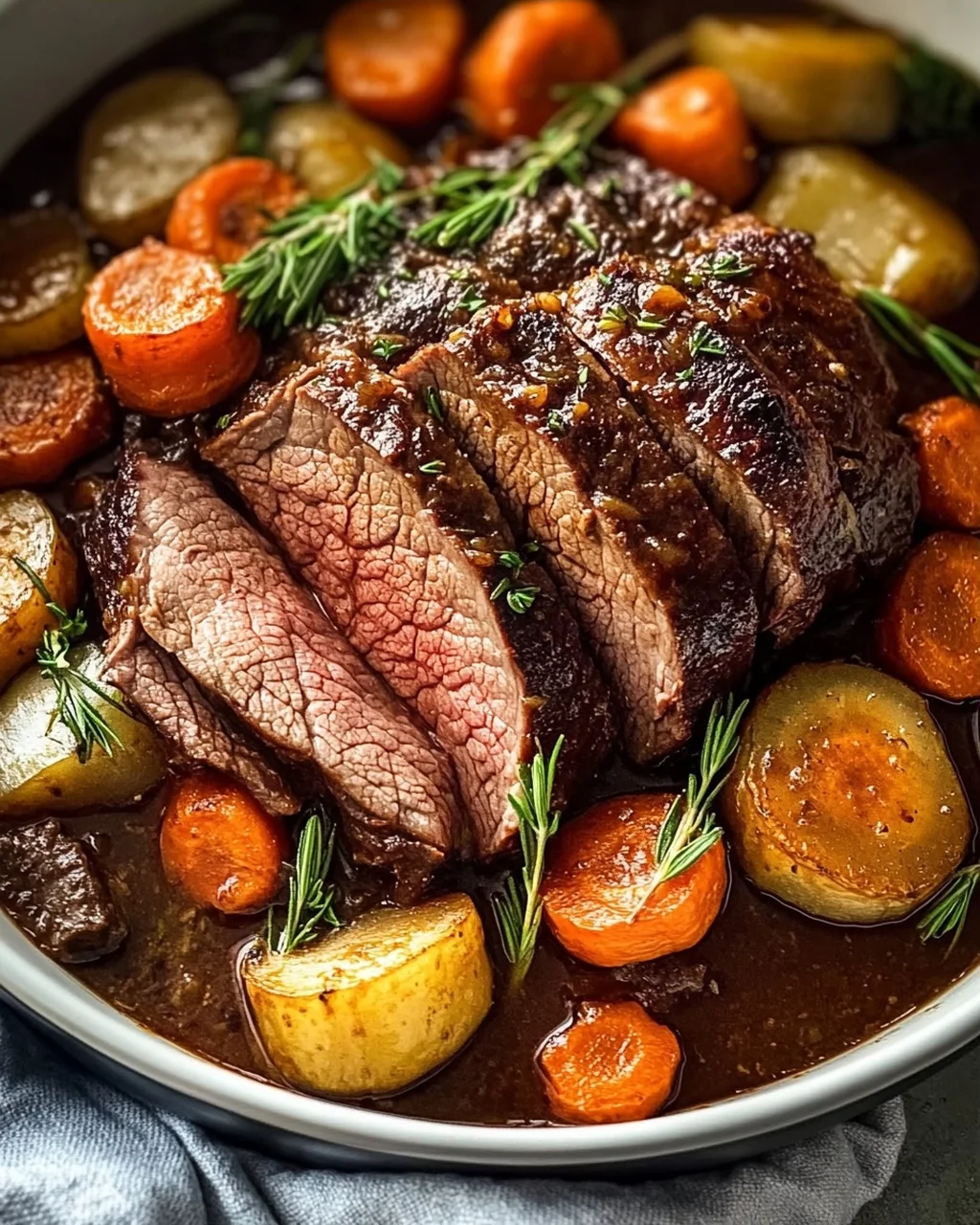 Butterzarter Rinderbraten im Dutch Oven: Butterzart & voller Aroma
