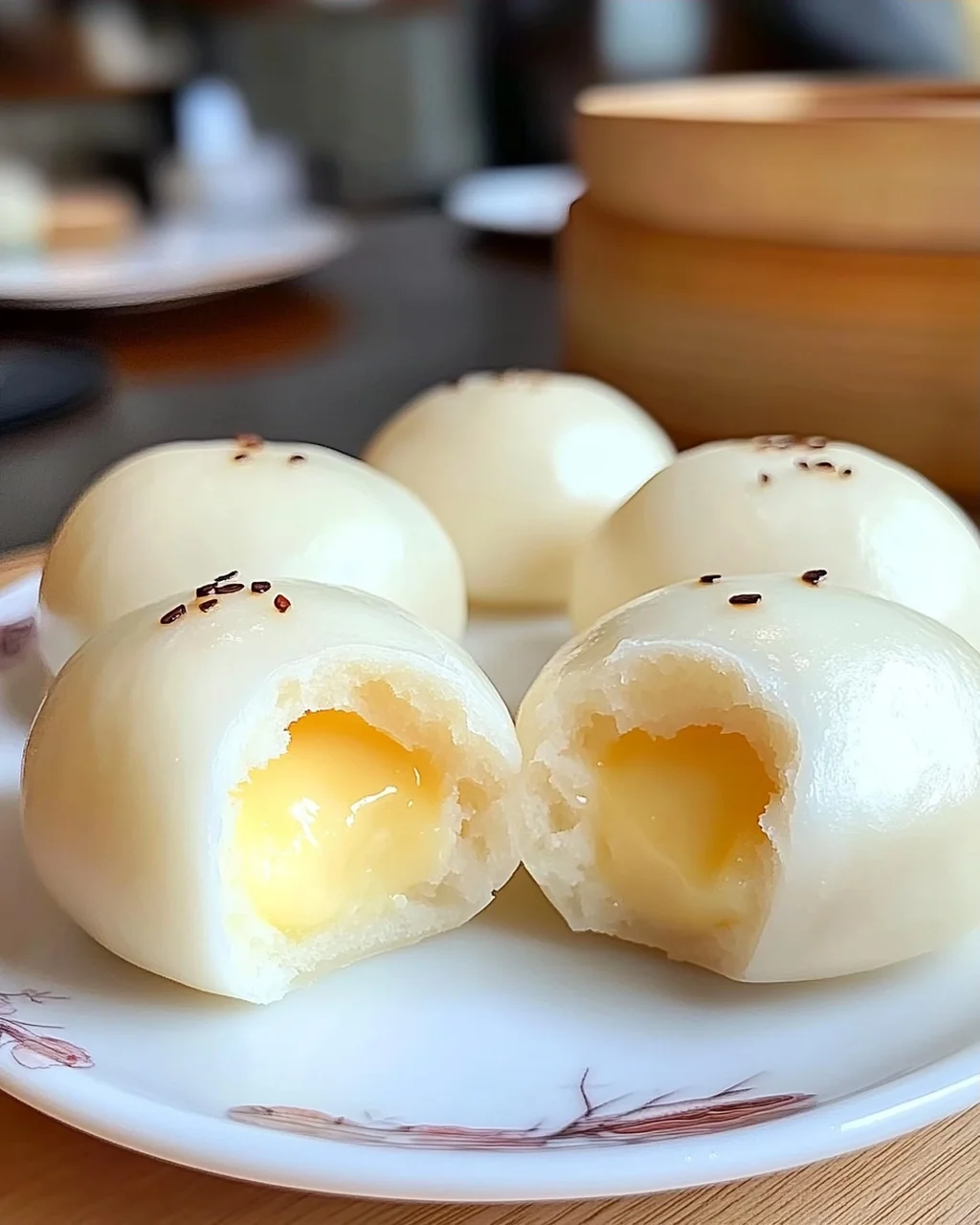 Chinesische gedämpfte Puddingbrötchen einfach selbst machen