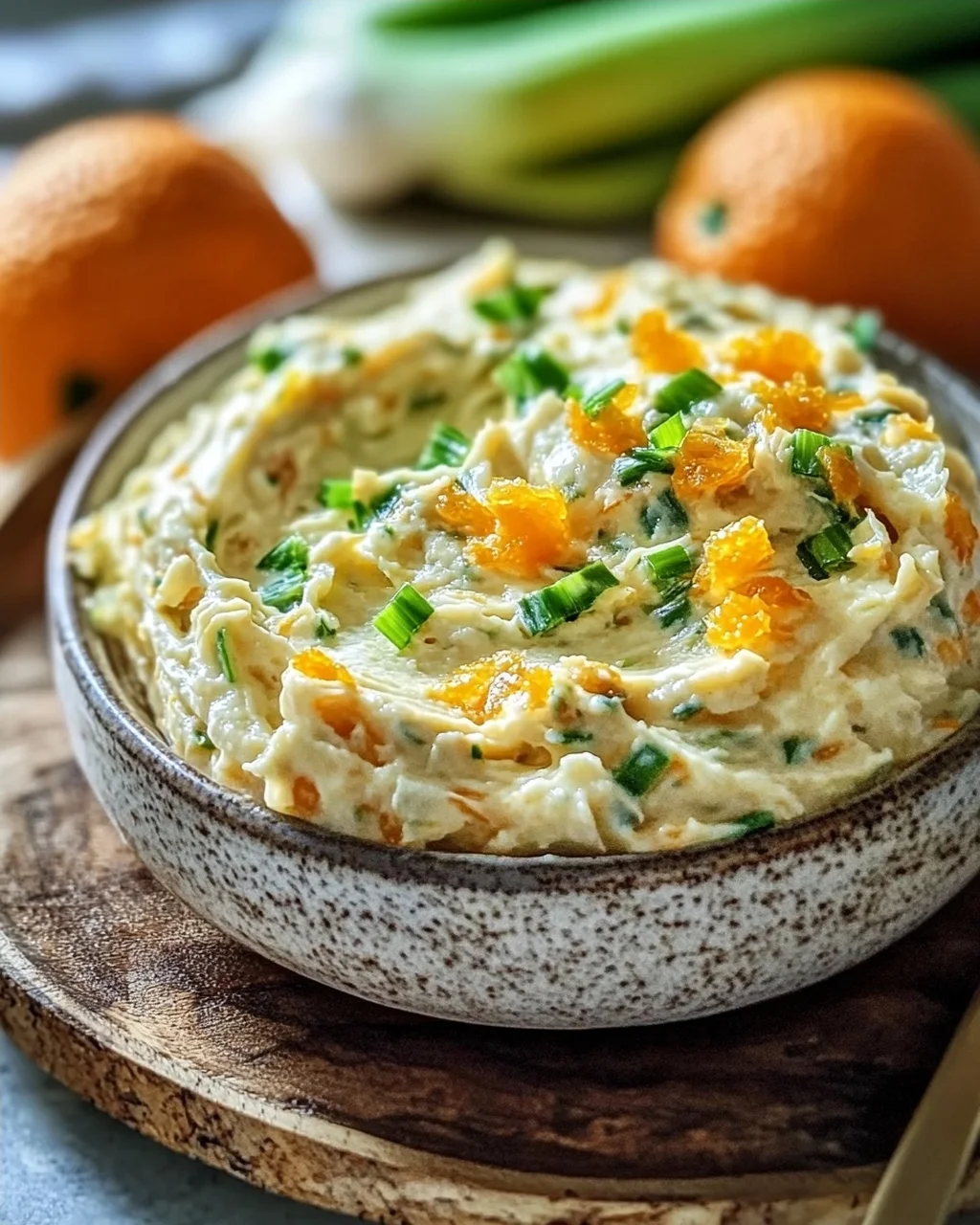 Cremiger Lauch Mandarinen Aufstrich