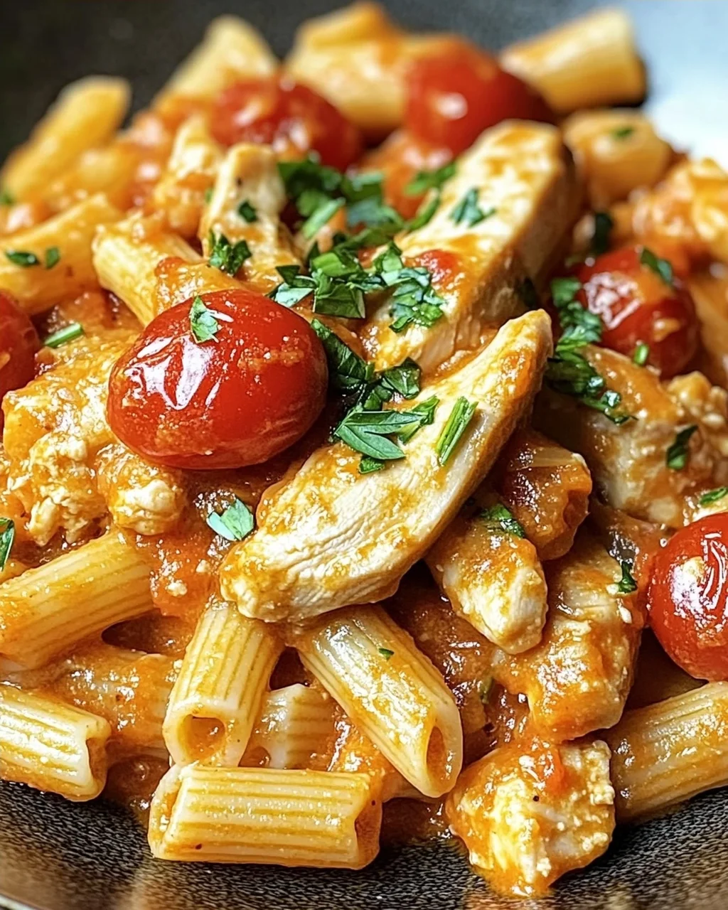 Cremiges Hühnchen all’Arrabbiata für deinen Abend!
