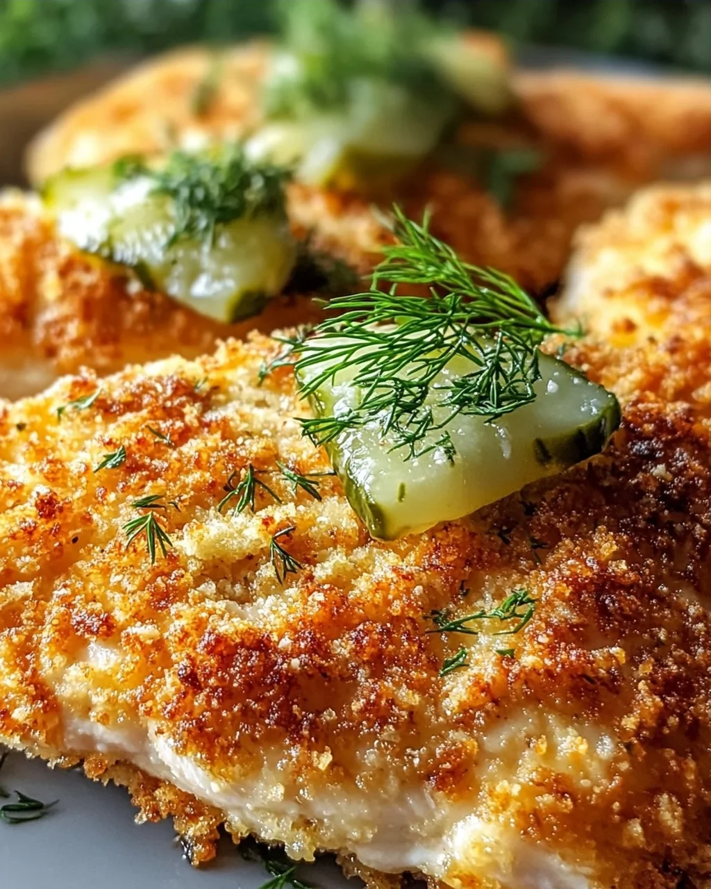 Dill Pickle Parmesan Hähnchen