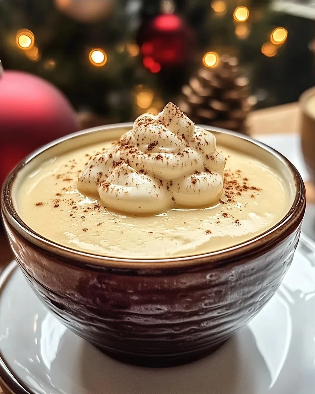 Eiernog Pudding selbst gemacht für die Feiertage