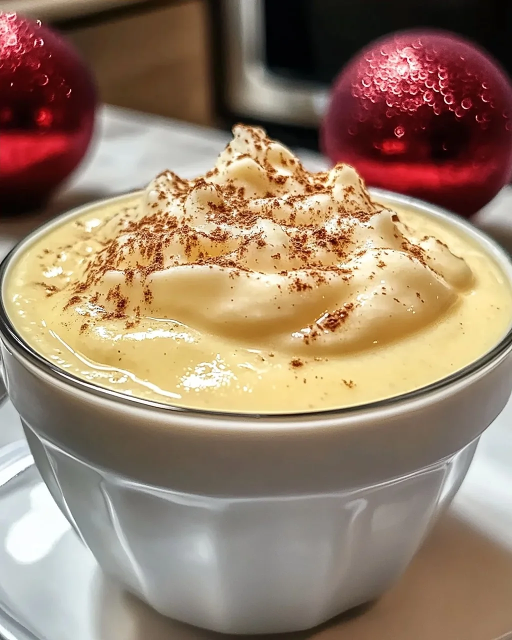 Eiernog Pudding selbst gemacht für die Feiertage