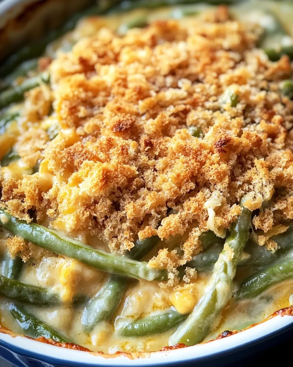 Einfache Crock Pot grüner Bohnen Auflauf Rezept für jeden Anlass
