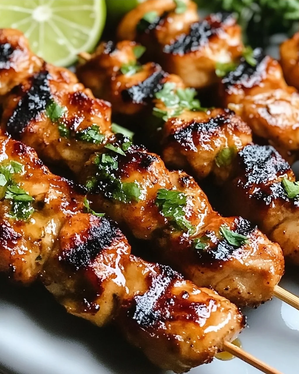 Gegrillte Thai Kokos-Hähnchenspieße: Exotisch lecker!