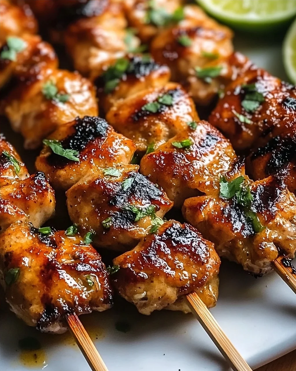 Gegrillte Thai Kokos-Hähnchenspieße: Exotisch lecker!