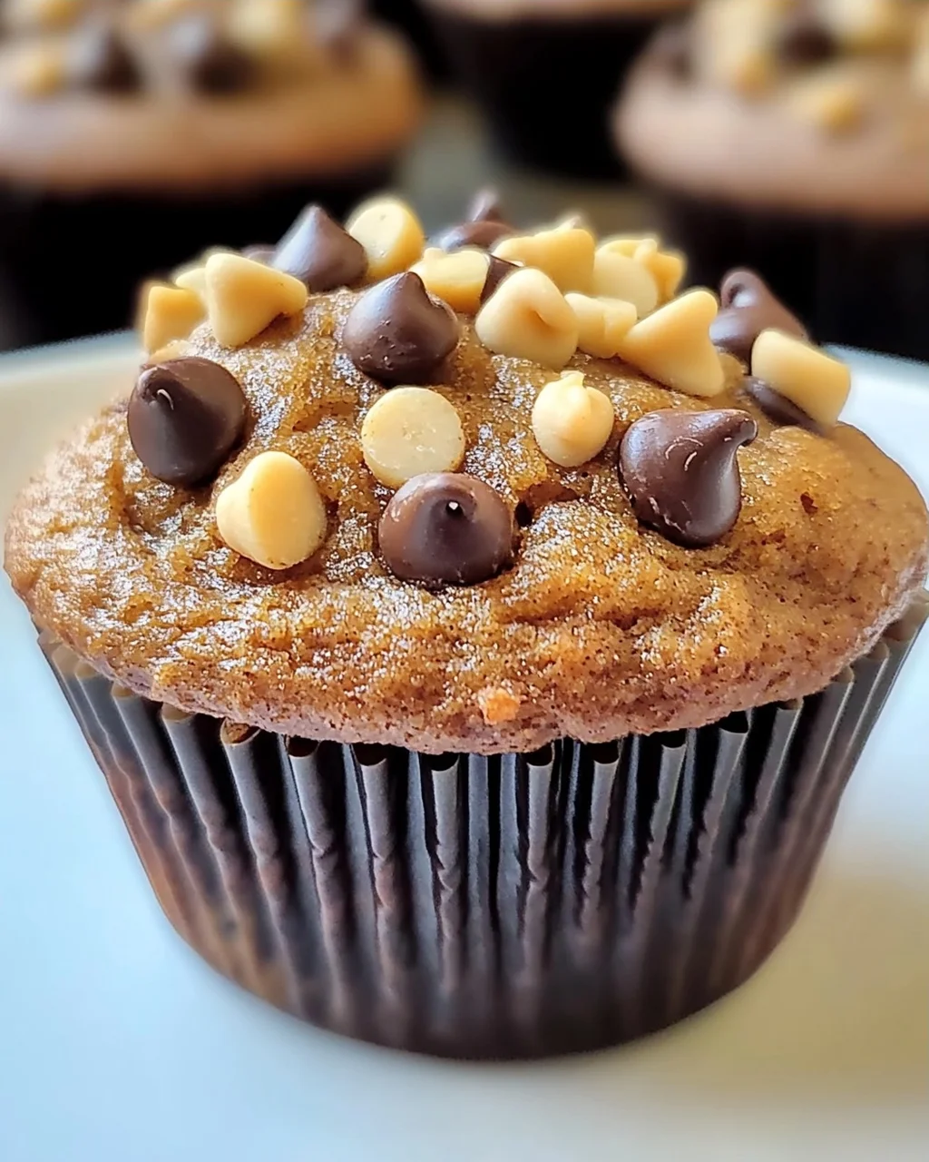 Gesunde Erdnussbutter Bananen Muffins für jeden Tag
