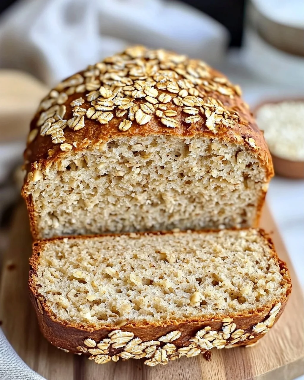 Haferflocken Quark Brot aus dem Airfryer – Schnell & Einfach