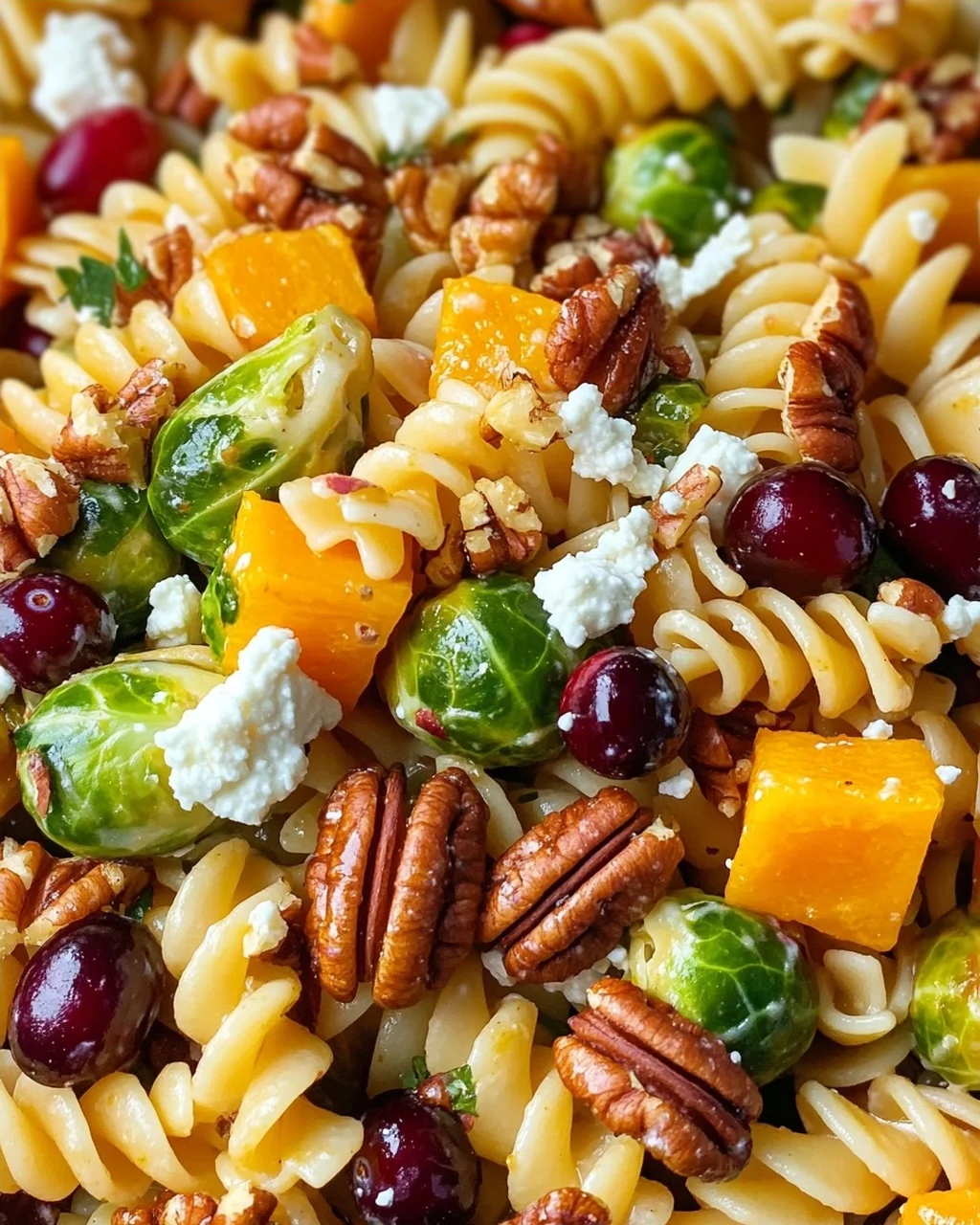 Herbstlicher Ernte-Nudelsalat