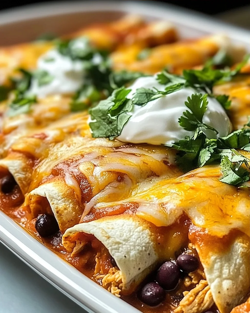 High Protein Chicken Enchiladas – Lecker & Nahrhaft genießen!