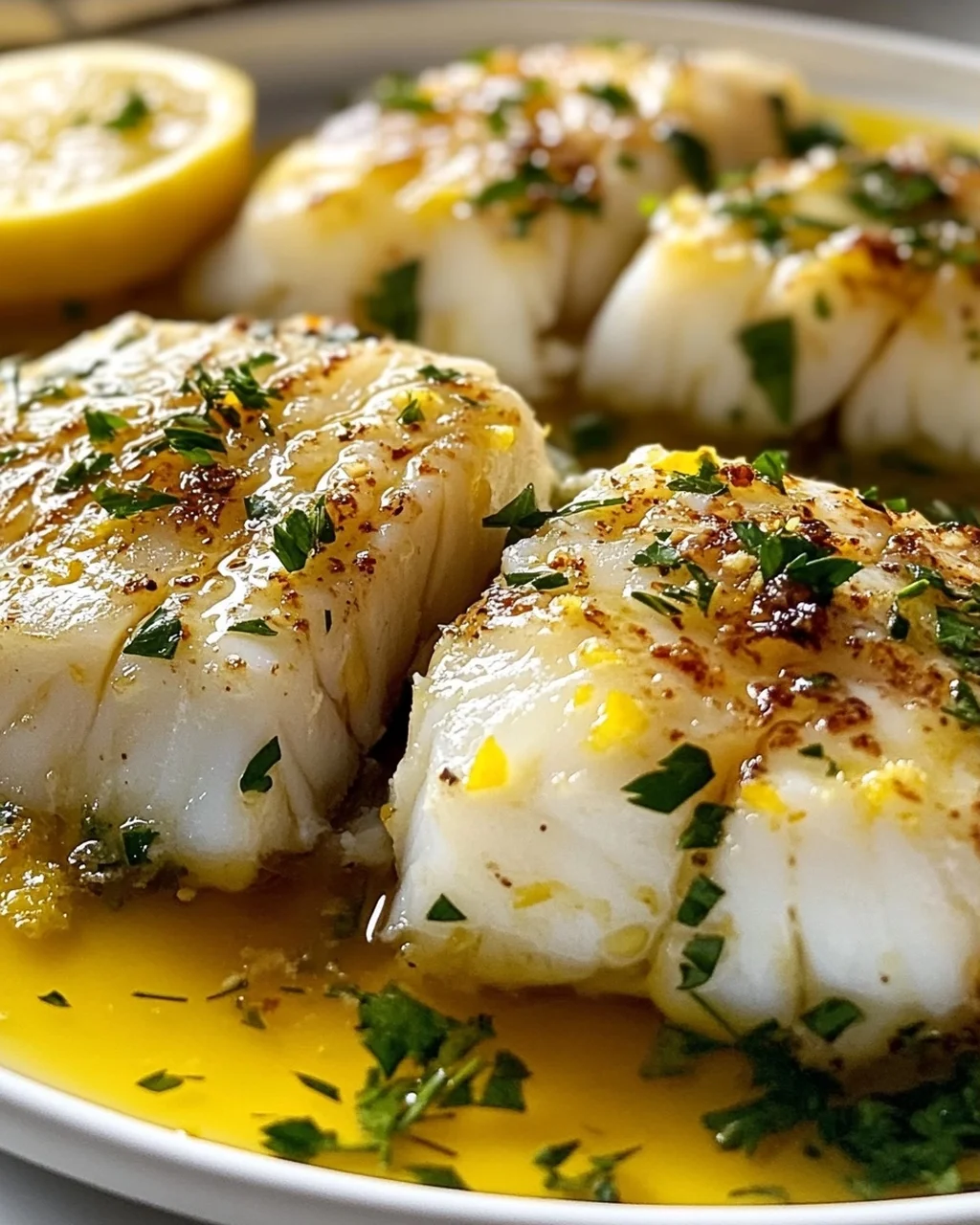 Kabeljau Zitrone-Knoblauch-Butter: Schnell, köstlich, einfach!