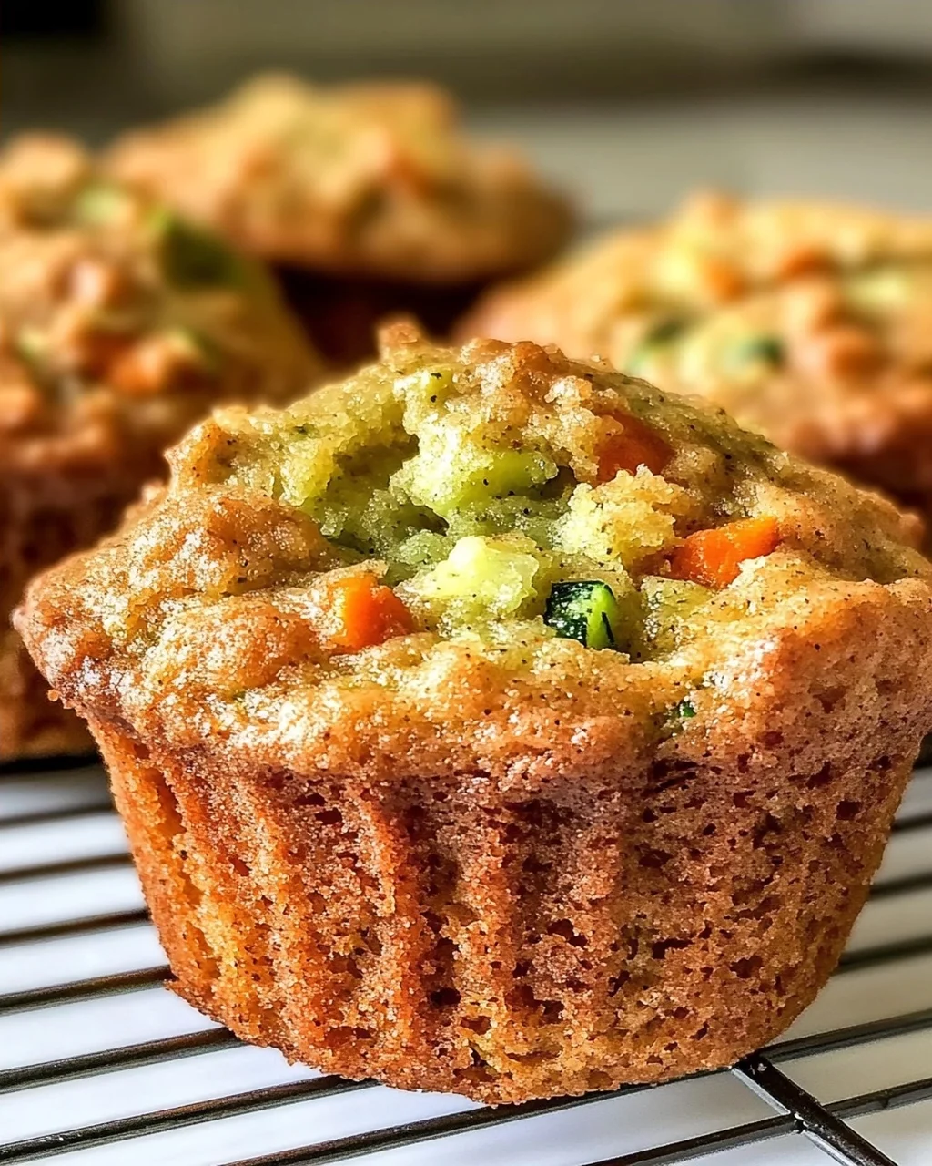 Karotten Zucchini Muffins für gesunde Snacks