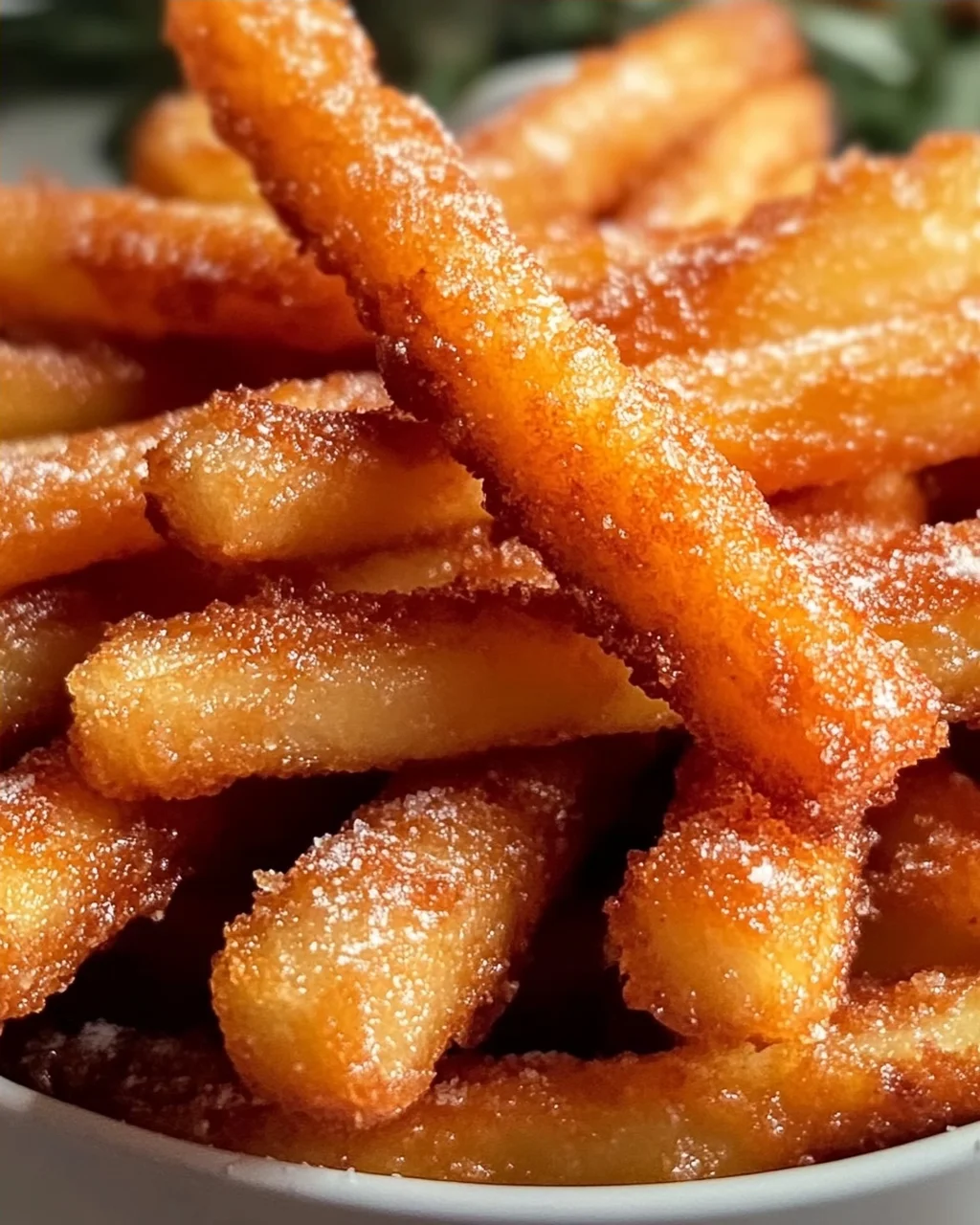 Knusprige Apfelsticks aus dem Airfryer – Dein gesunder Snack!