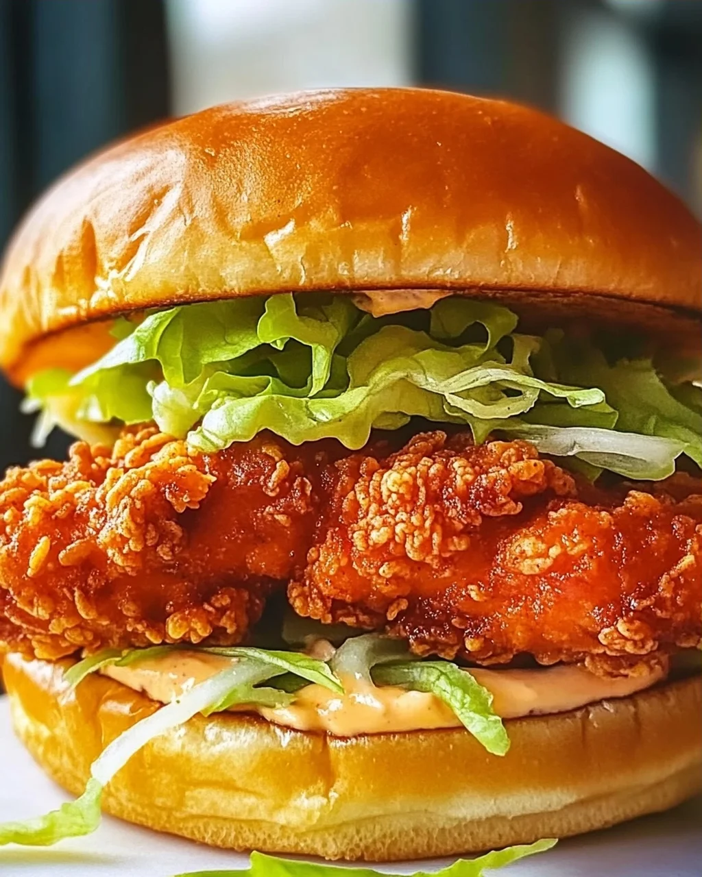 Knuspriges Thai Fried Chicken Sandwich