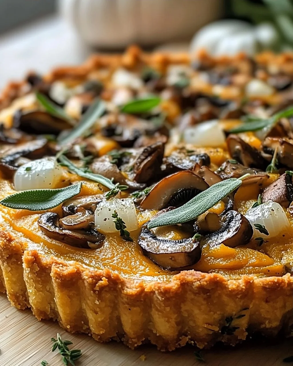 Kürbis-Salbei-Pilz-Tarte: Ein Erntezauber-Rezept