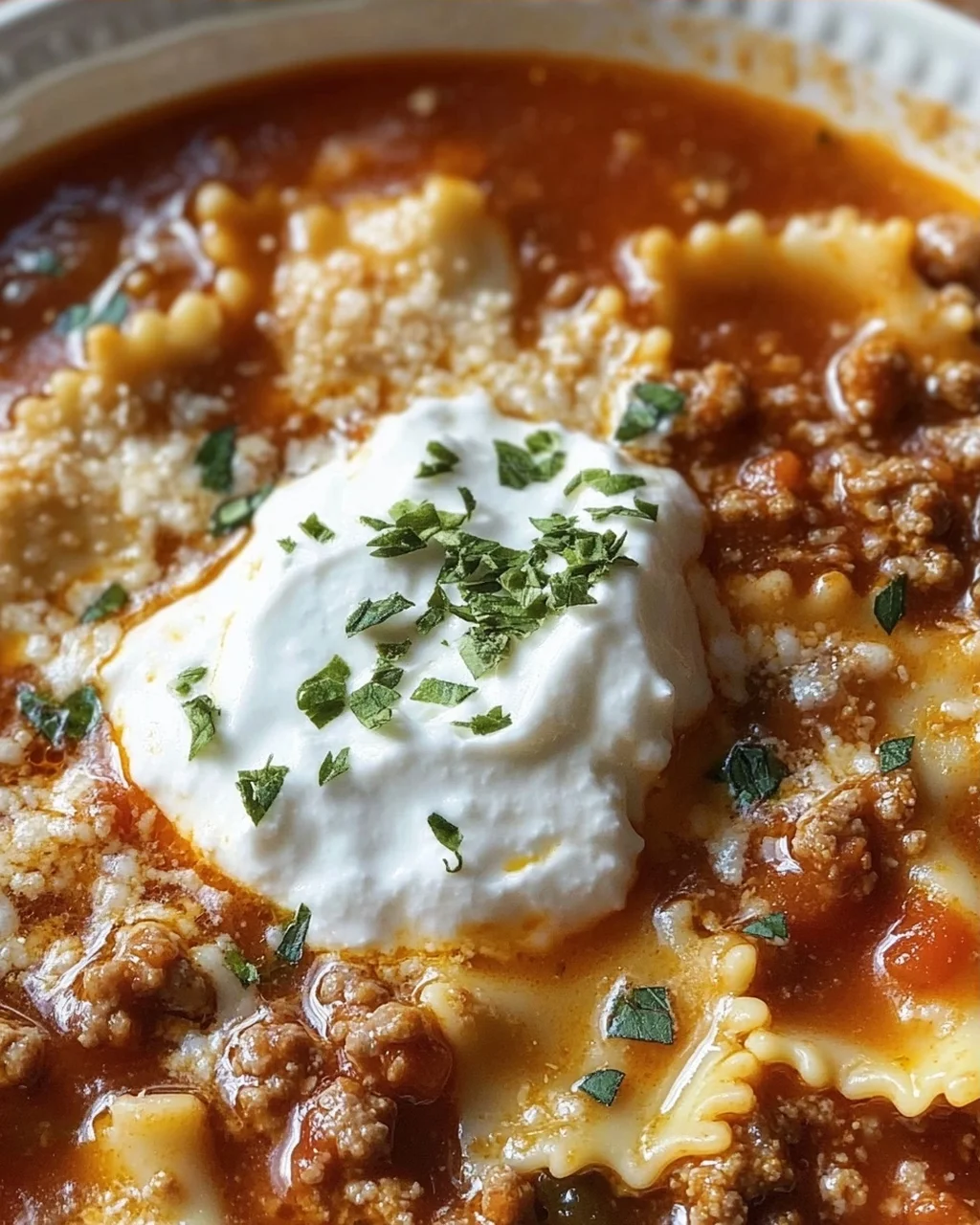 Lasagnesuppe