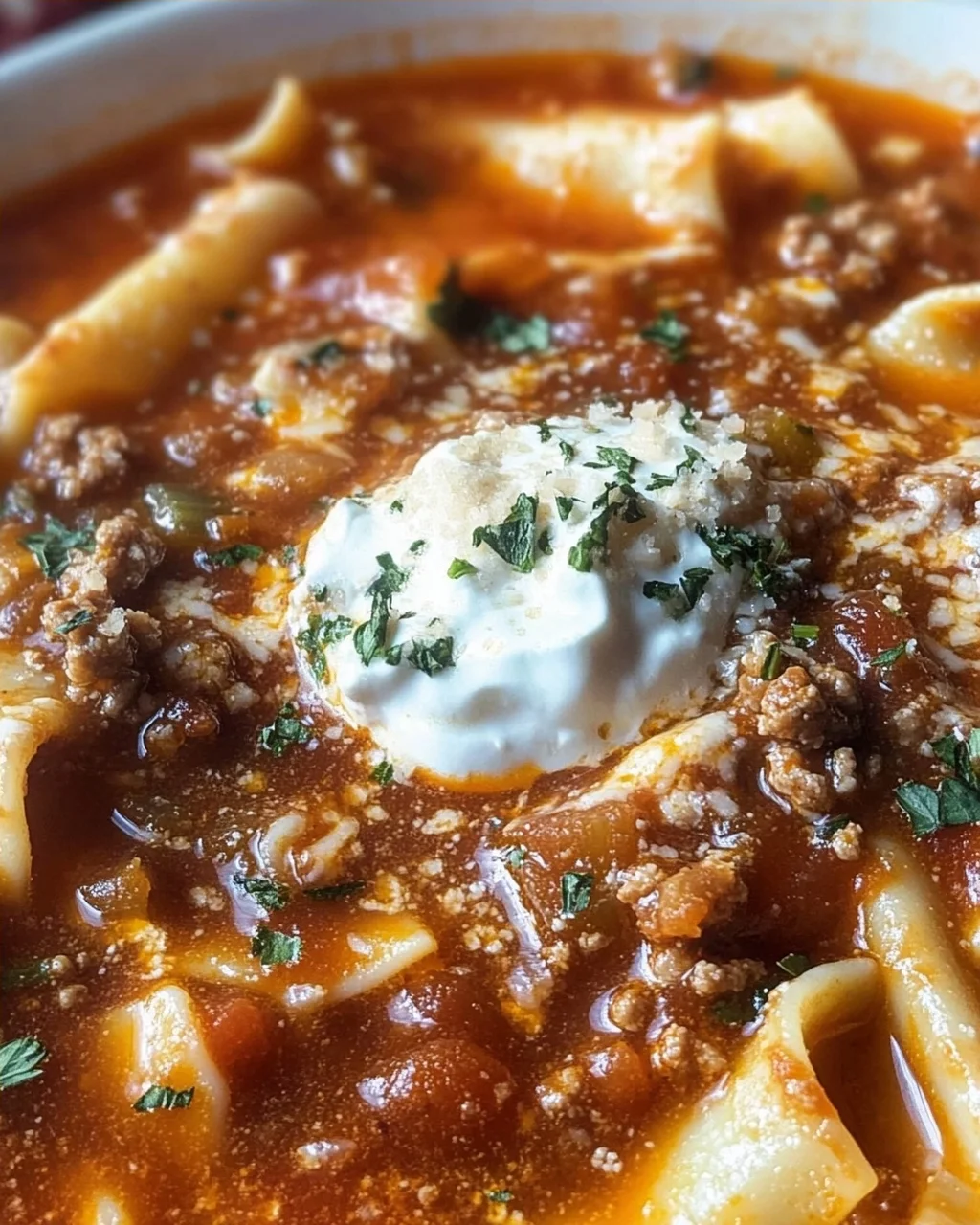 Lasagnesuppe