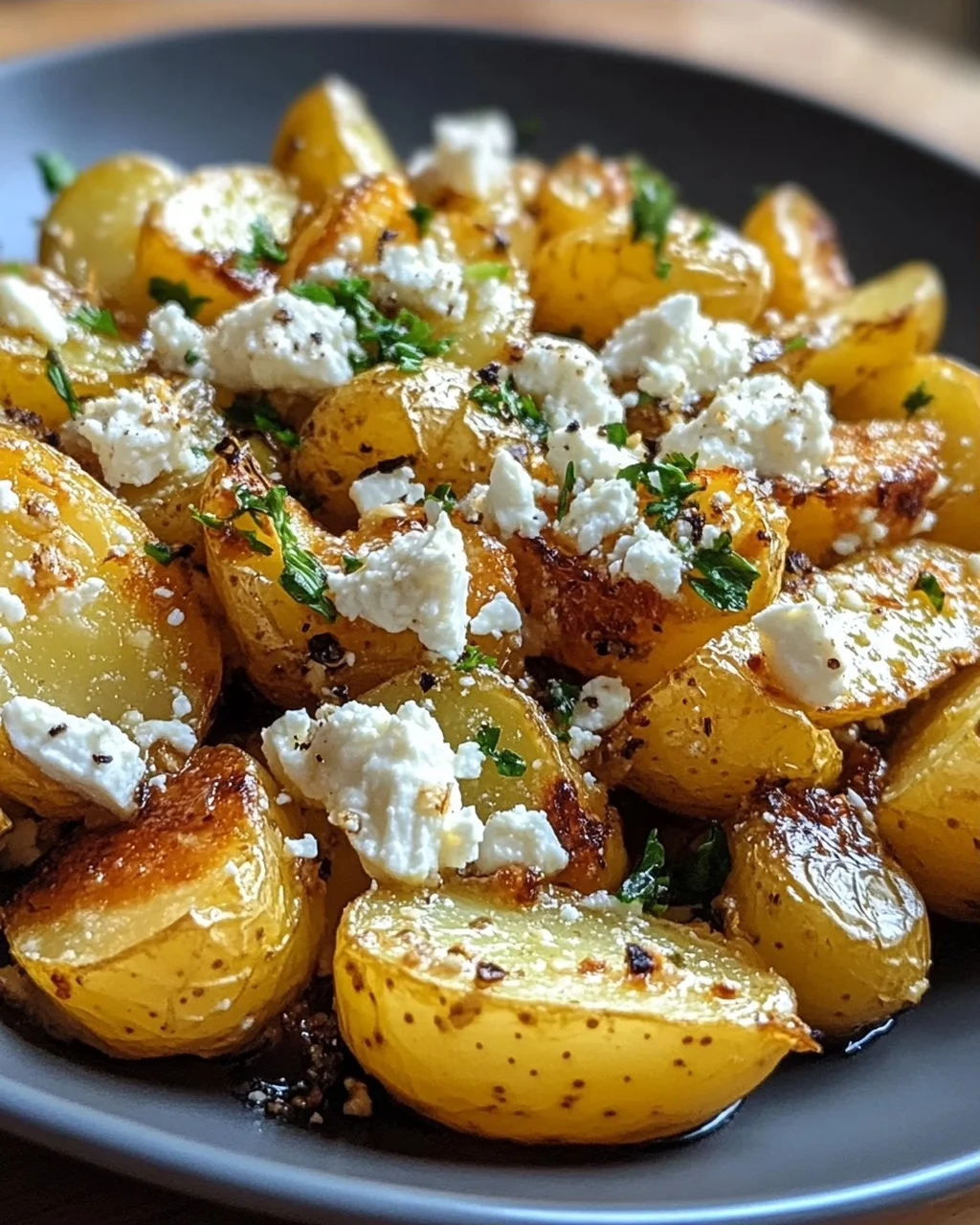 Leckere Kartoffeln mit Feta und Knoblauch - einfach genießen!