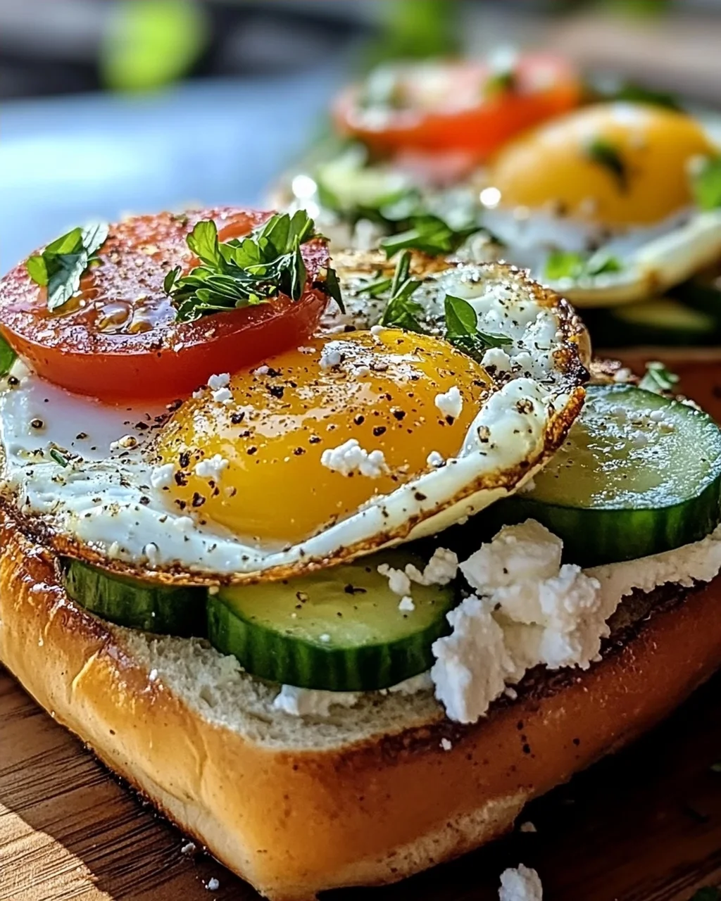 Mittelmeer Frühstücksbrötchen für den perfektem Start