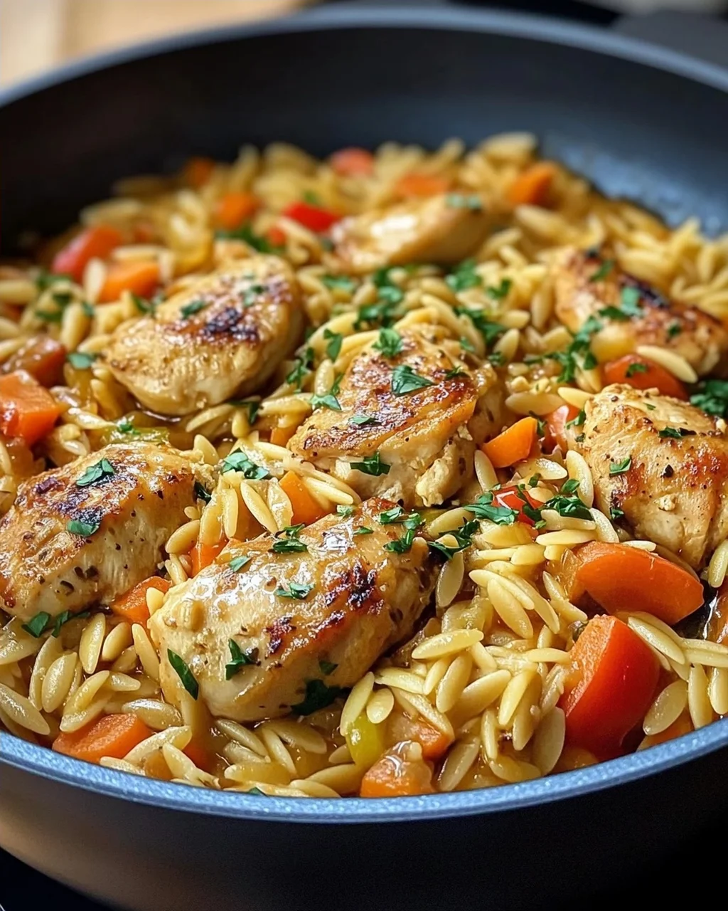 Onepot Orzo-Wikinger-Topf