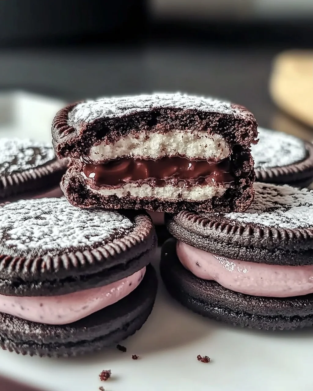 Oreo-Mondkekse ganz einfach selbstgemacht
