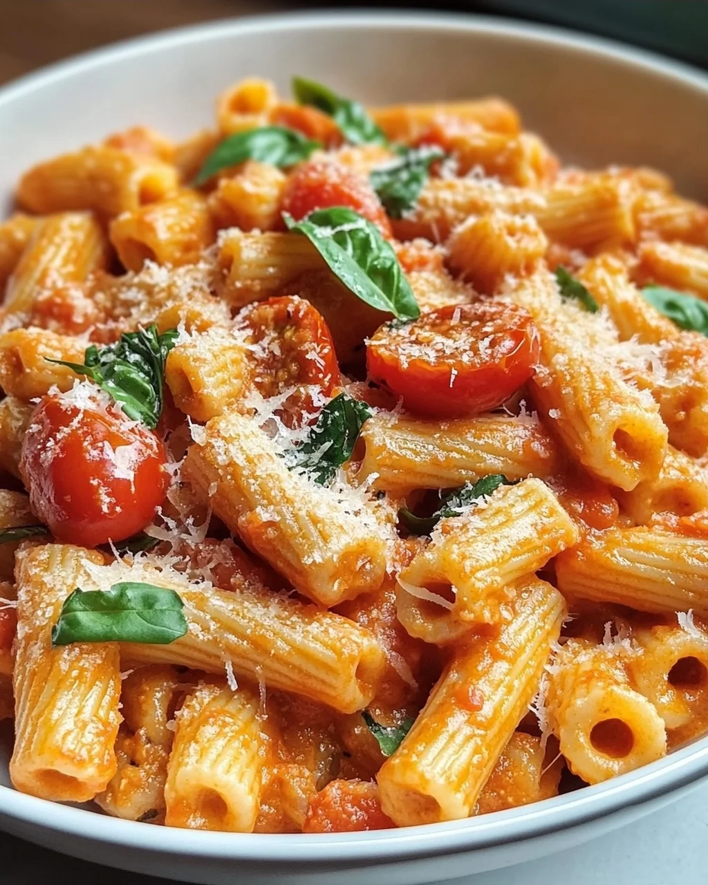 Party Ready Mini Cremige Tomaten Knoblauch Pasta Schalen Rezept