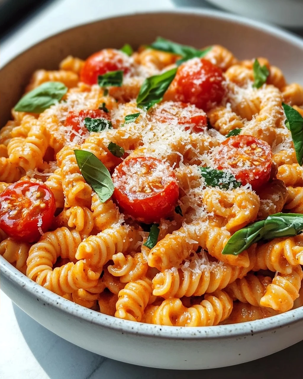 Party Ready Mini Cremige Tomaten Knoblauch Pasta Schalen Rezept