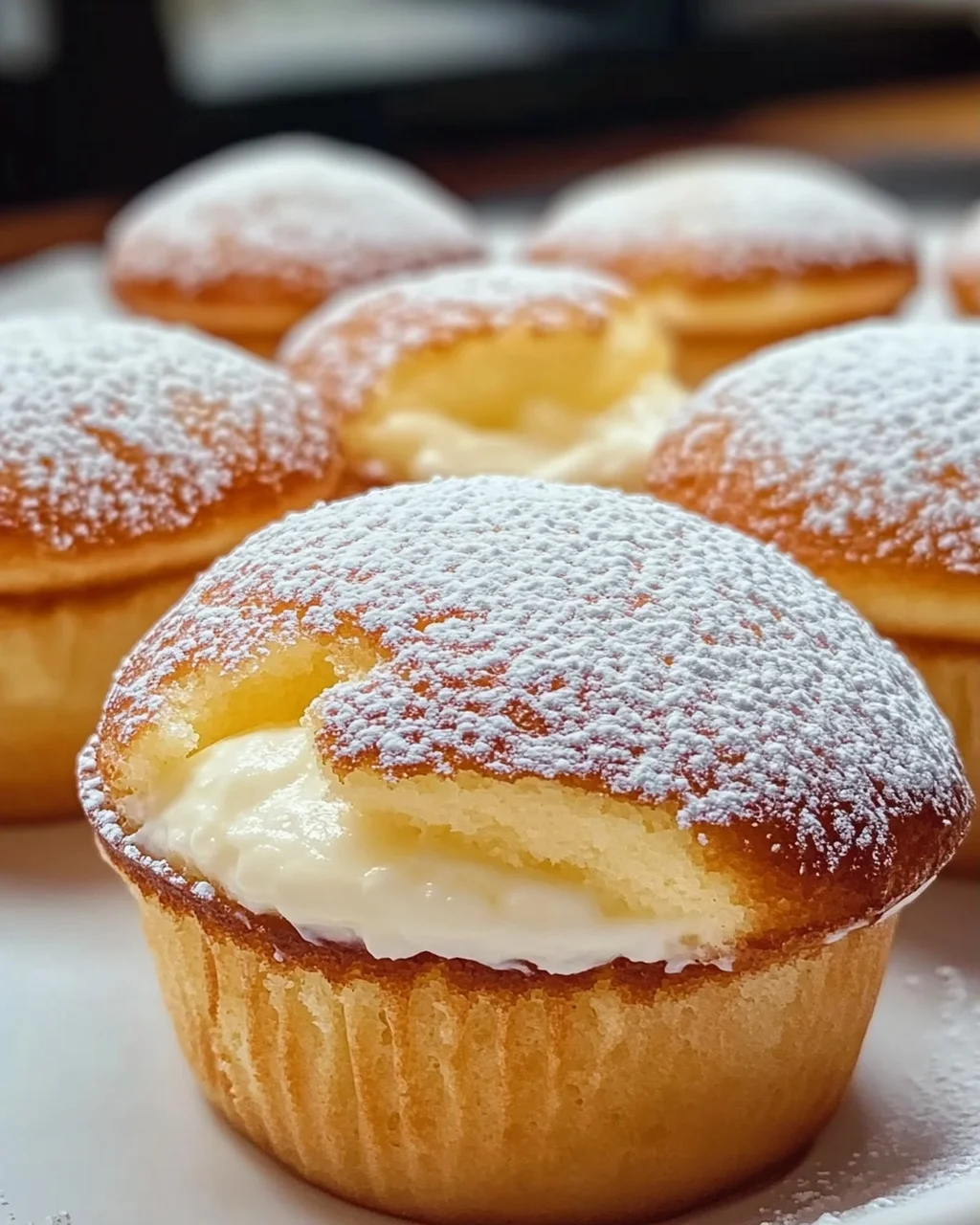 Quarkmuffins mit Vanillepudding: Flauschig-cremiger Genuss!