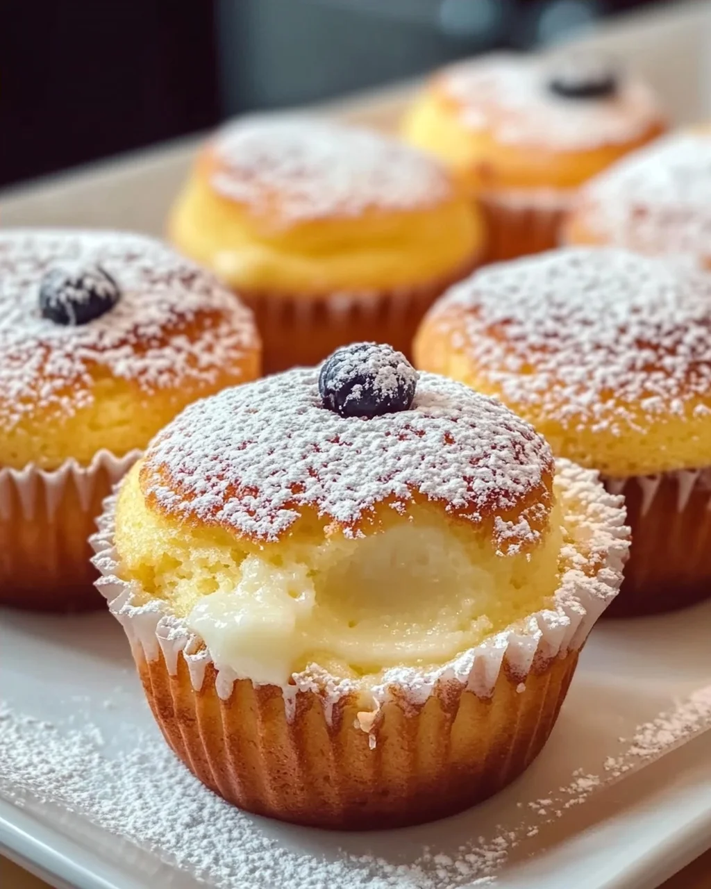 Quarkmuffins mit Vanillepudding: Flauschig-cremiger Genuss!
