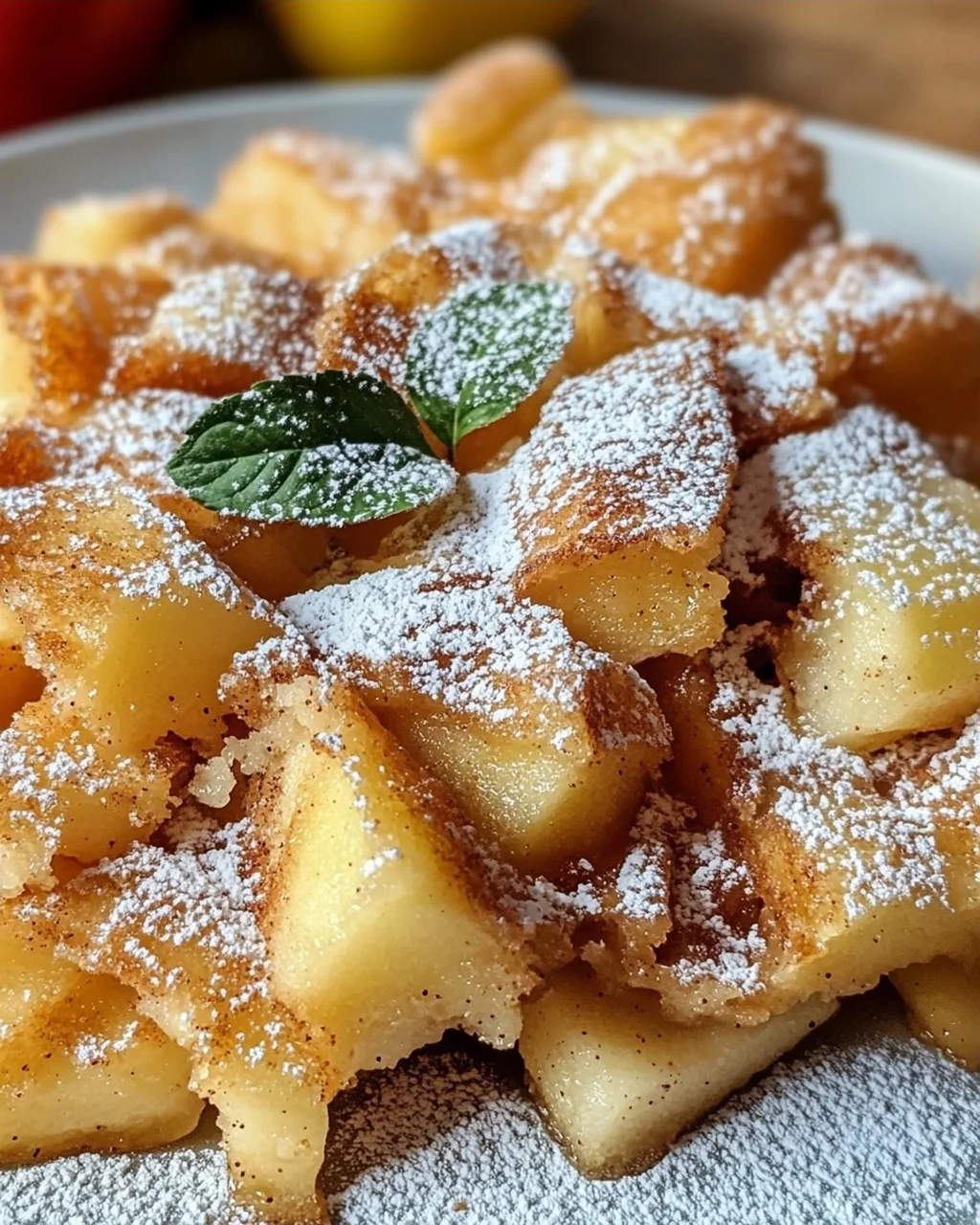 Rezept für Apfel Zimt Kaiserschmarrn
