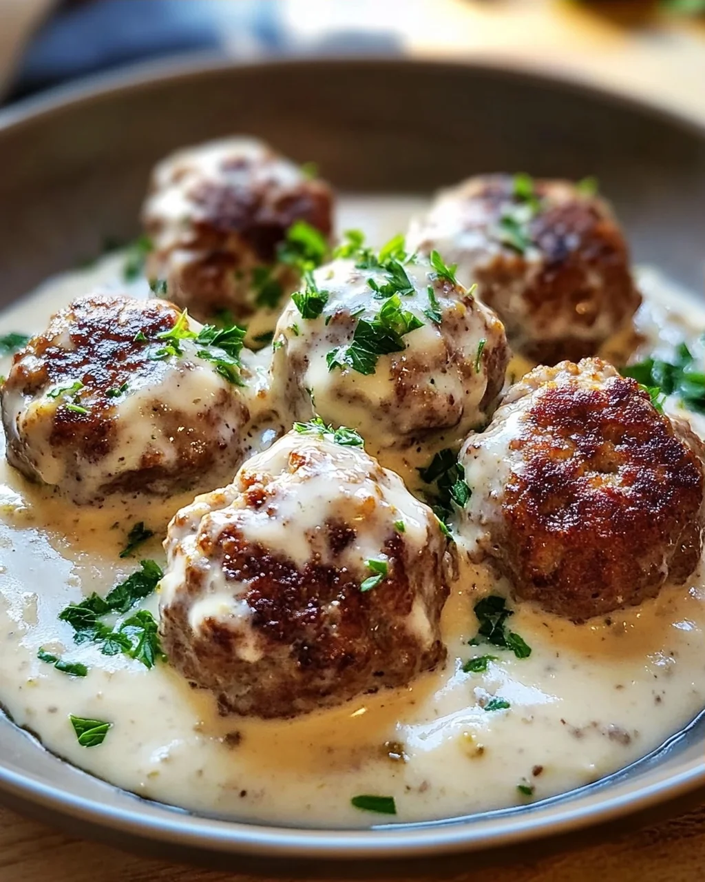 Rezept für Schwedische Köttbullar mit Rahmsauce
