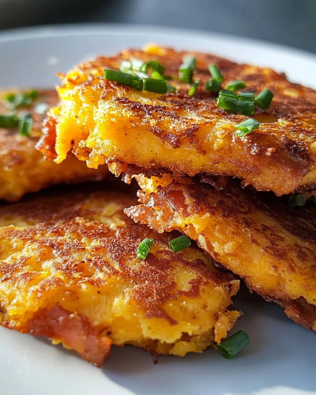 Rustikale Kürbis-Kartoffel-Puffer mit zartem Rindfleisch