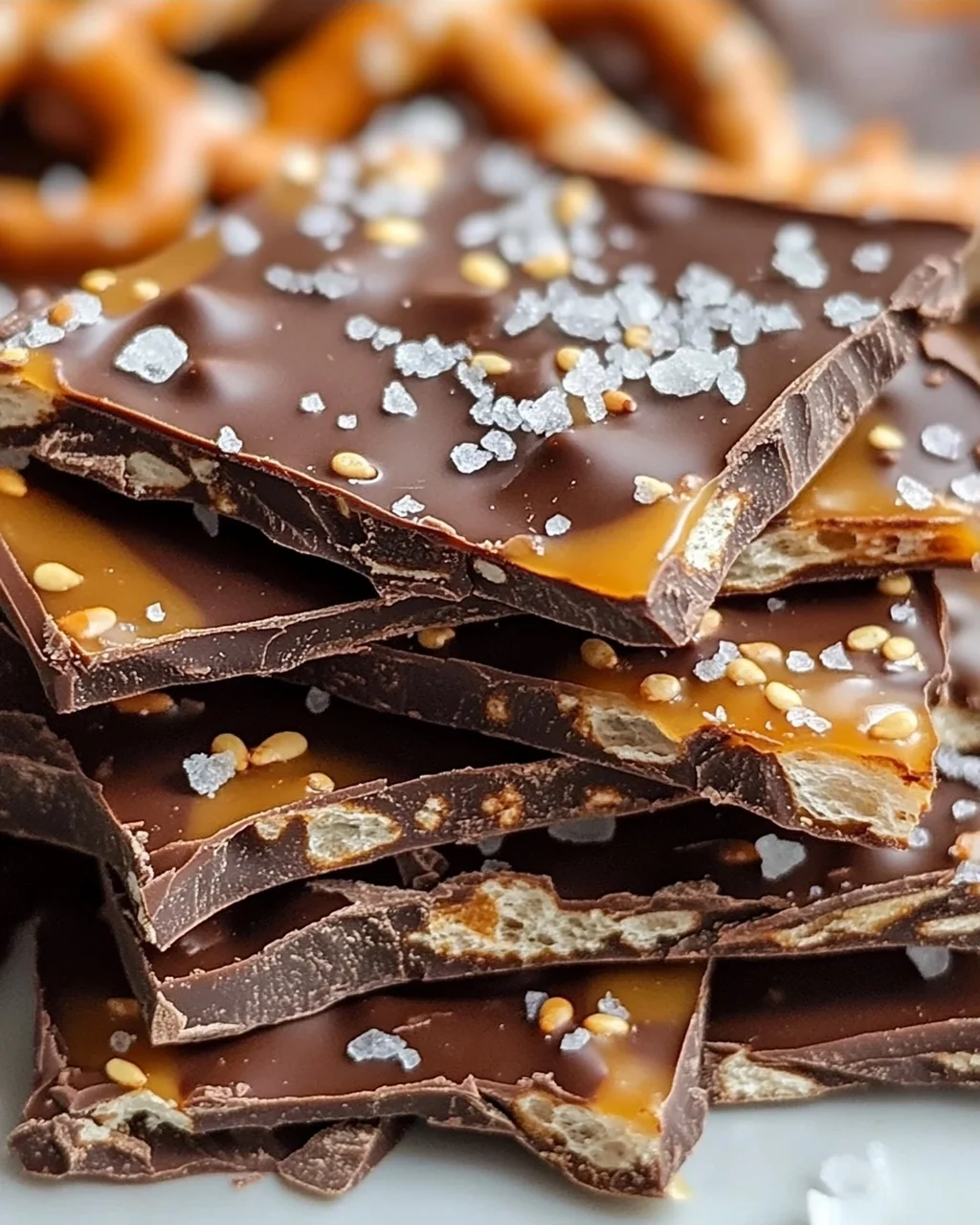 Salted Caramel Pretzel Bark: Süß-salzige Knusperfreude!