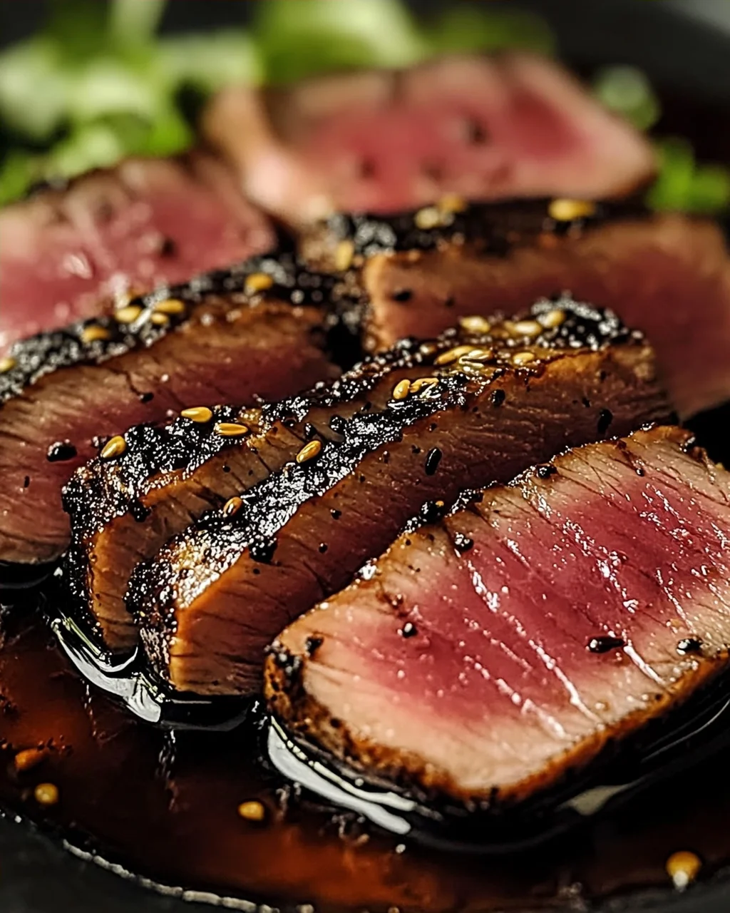 Schwarze Balsamico-Thunfischsteaks schnell zubereiten