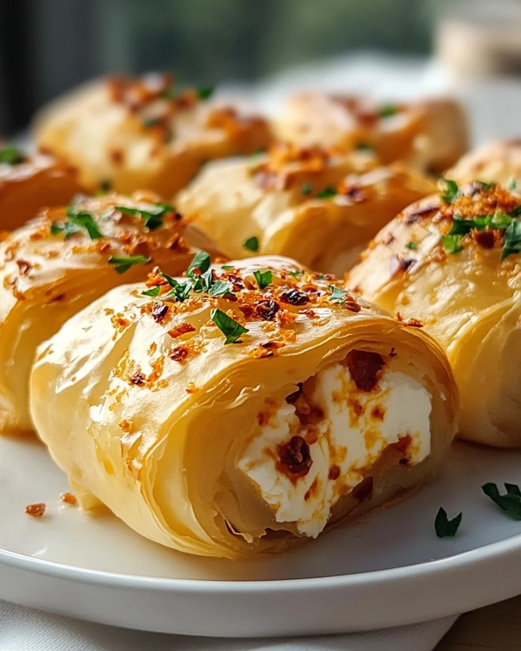 Spicy Feta Rolls: Quick & Easy Chili Flake Recipe