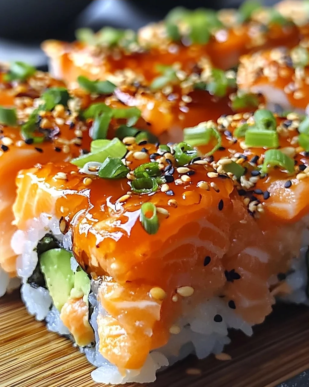 Spicy Salmon Sushi Bake