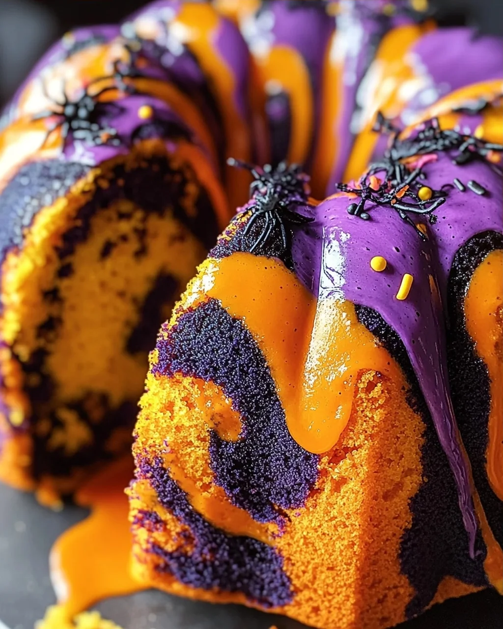 Spooky Swirl Halloween Bundt Cake – Dein Gruselkuchen!