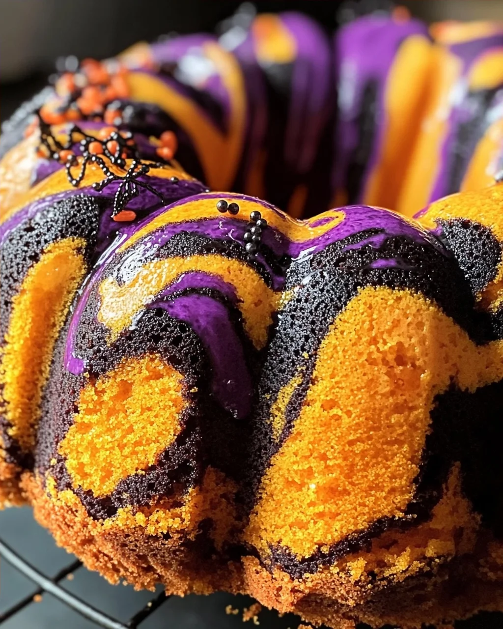 Spooky Swirl Halloween Bundt Cake – Dein Gruselkuchen!