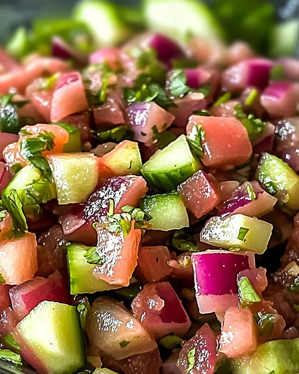 Veganer frischer Rhabarbersalsa für jeden Anlass