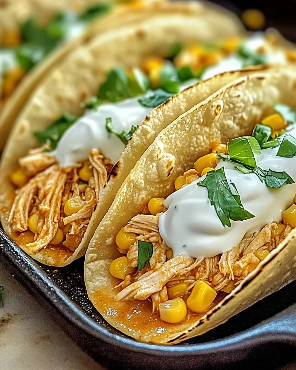Weiße Hühner-Chili-Tacos für die ganze Familie