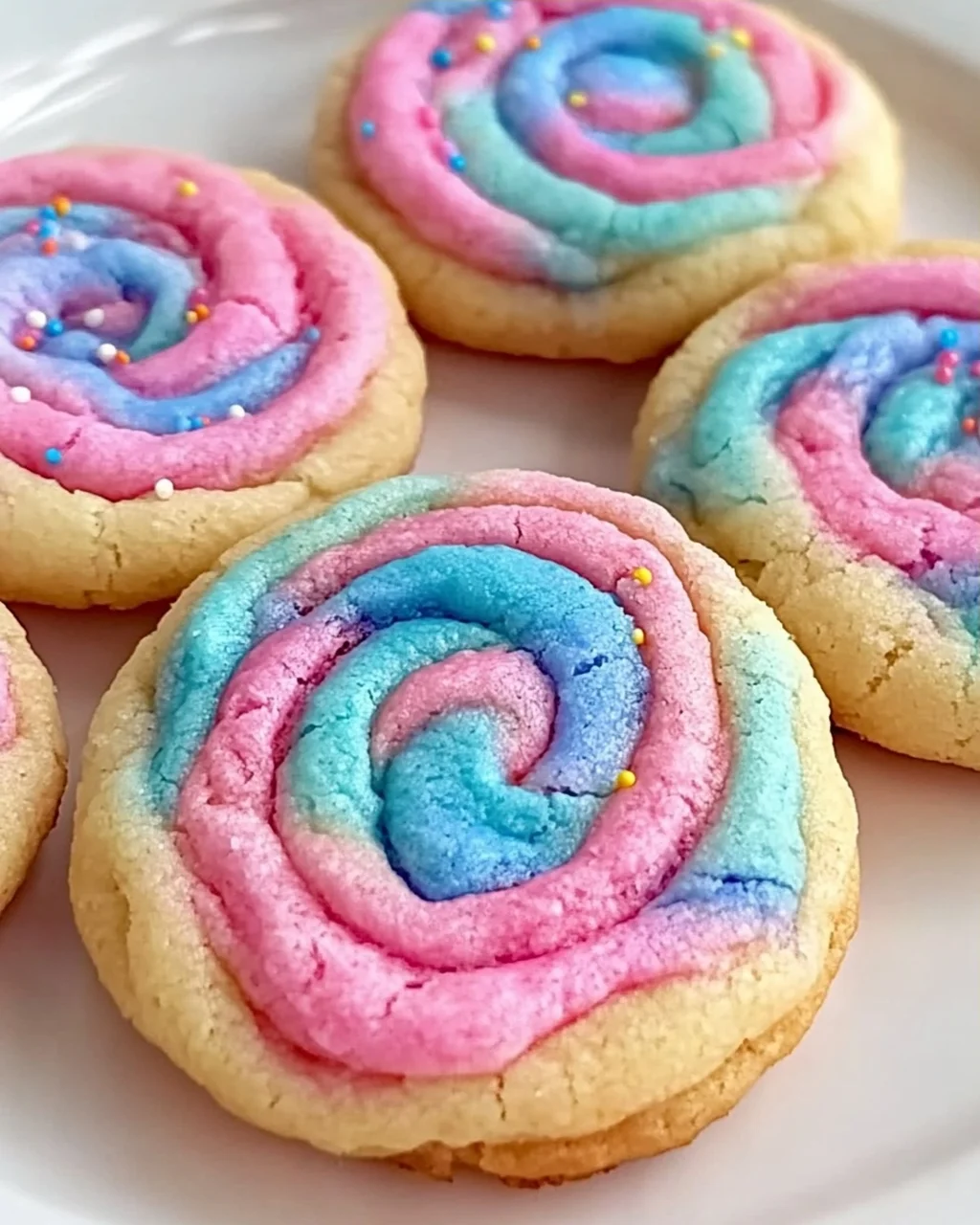 Zuckerwatte Kekse für die perfekte Nascherey