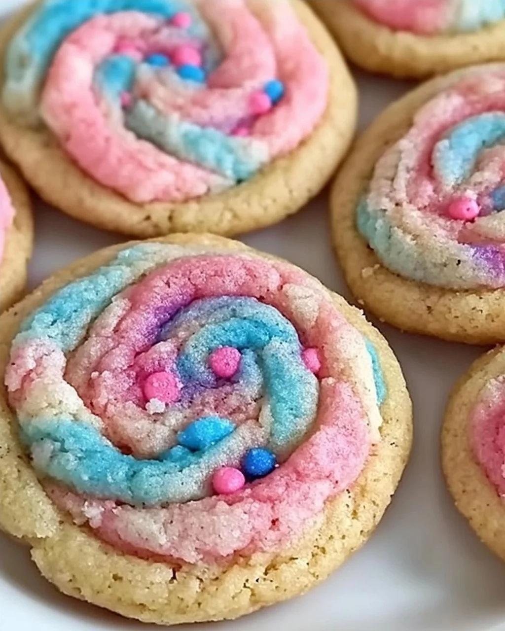 Zuckerwatte Kekse für die perfekte Nascherey
